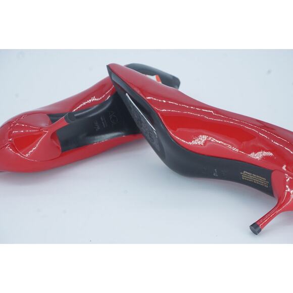 AGL Virna Red Patent Leather Ponted Toe low Heel High Pumps SZ 39.5 NIB $425 - Picture 4 of 12